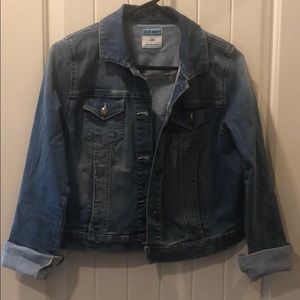 Maternity jean jacket